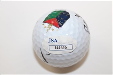 Betsy Rawls Signed World Golf Hall of Fame Logo Golf Ball JSA #I44656