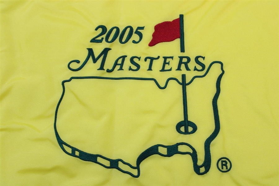 2005 Masters Embroidered Flag - Tiger Woods Winner - Jack's Final