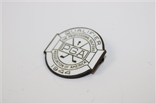 1944 PGA Championship at Manito G&CC Contestant Badge - Bob Hamilton Winner