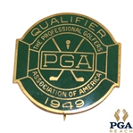 1949 PGA Championship at Hermitage CC Contestant Badge - Sam Snead Winner