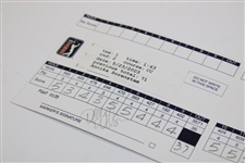 Annika Sorenstam's First Woman in 50yrs To Play PGA Tour Event Rd 2 Official Scorecard - 2003 Colonial