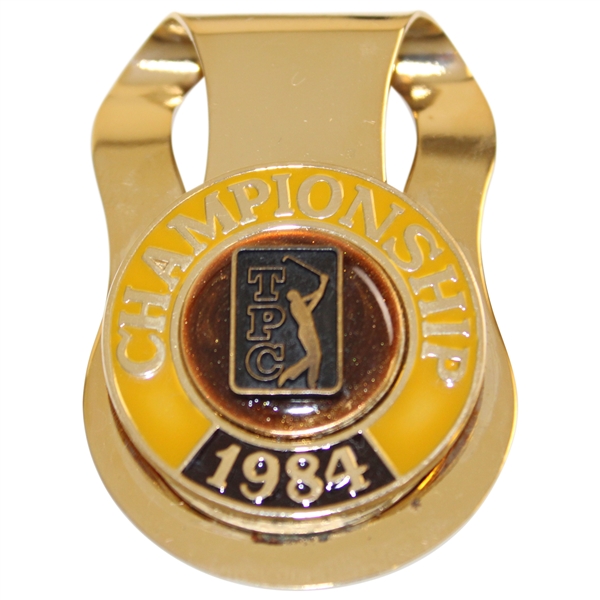 1984 TPC Championship Contestant Badge/Clip in Case