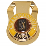 1984 TPC Championship Contestant Badge/Clip in Case