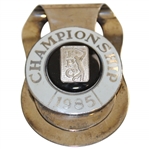 1985 TPC Championship Contestant Badge/Clip in Case