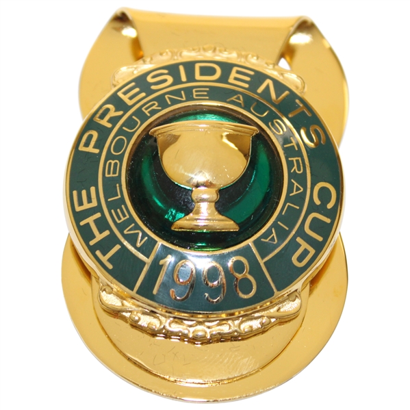 1998 The President's Cup Melbourne, Australia Badge/Clip in Case & Box