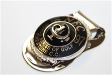 1997 NEC World Series of Golf at Firestone CC Contestant Badge/Clip in Case & Box