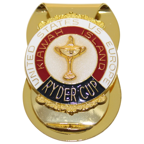 Ryder Cup at Kiawah Island Gold Tone Money Clip