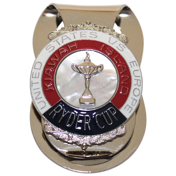 Ryder Cup at Kiawah Island Silver Tone Money Clip