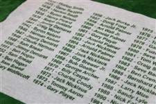 2011 Masters Tournament 75th Anniversary 1934-2011 Bag Towel