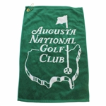 Augusta National Golf Club Logo Green & White Golf Bag Towel