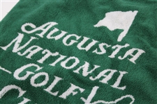 Augusta National Golf Club Logo Green & White Golf Bag Towel