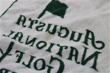 Augusta National Golf Club Logo Green & White Golf Bag Towel