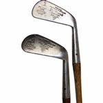 Tom Morris St Andrews Rustless Iron Mashie & Driving Iron