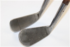 Tom Morris St Andrews Rustless Iron Mashie & Driving Iron
