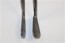 Tom Morris St Andrews Rustless Iron Mashie & Driving Iron