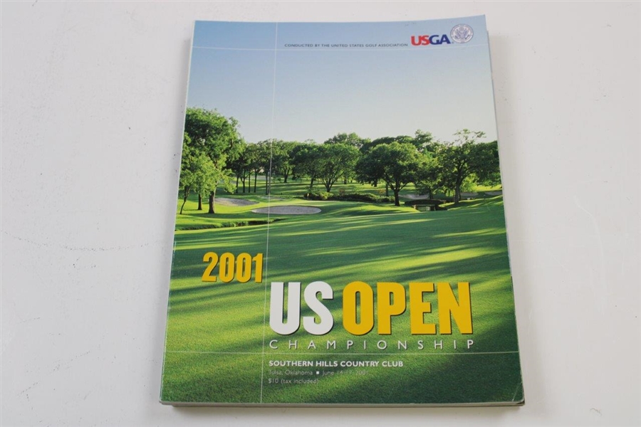 Seven (7) US Open Official Programs - 1976, 1993, 1999, 2000, 2001, 2003, & 2008