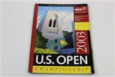 Seven (7) US Open Official Programs - 1976, 1993, 1999, 2000, 2001, 2003, & 2008