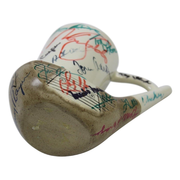 Nicklaus, Snead, Wall, Palmer & other Masters Champs Signed 1966 Art Deco Golf Club Head/Cup JSA ALOA