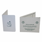 Augusta National Golf Club & 1996 US Open at Oakland Hills Scorecards