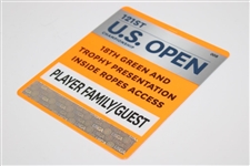 2021 US Open Championship Player Family/Guest Badge #008 - 18th Green & Trophy Presentation - Inside Ropes