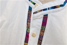 Chi-Chi Rodriguez' Personal Sumag Maki White Long Sleeve Shirt - Size Medium