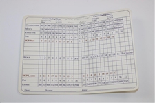 Phil Mickelson Signed Colonial Country Club Scorecard JSA ALOA