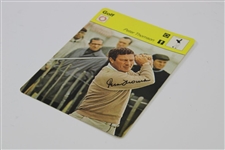 Peter Thomson Signed 'Champion of the Small Ball' 1977 Photo Colorsport Card JSA ALOA