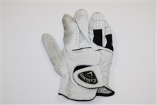 Phil Mickelson Signed Used Callaway RH White Golf Glove - Size XL JSA ALOA