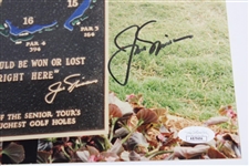 Jack Nicklaus Signed Photo of 'You Are Now Entering The Bear Trap' Sign JSA #AB79494