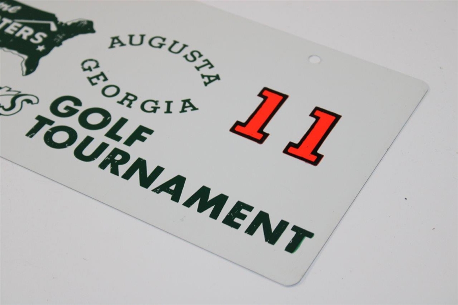 Classic 'Welcome Masters' Golf Tournament License Plate #11 