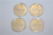 Arnold Palmer Ltd Ed Masters Commemorative Coins Set in Original Emerald Box with COA #733/750