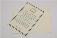 Arnold Palmer Ltd Ed Masters Commemorative Coins Set in Original Emerald Box with COA #733/750