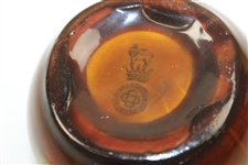 Royal Doulton Kingsware Match Holder with Sterling Silver Moveable Top Striker
