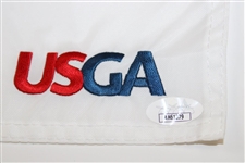Matthew Fitzpatrick Signed 2022 US Open at The Country Club Flag JSA #AH61379