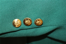 Gary Player Signed Jack Nicklaus Tournament Series Dillard's Green Jacket JSA #AH61362