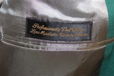 Gary Player Signed Jack Nicklaus Tournament Series Dillard's Green Jacket JSA #AH61362