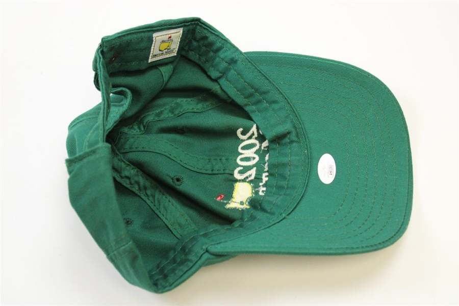 Gary Player Signed 2002 Masters Green Hat w/Years Won & '52 Times' JSA #AH61363