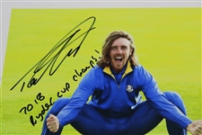 Tommy Fleetwood Signed '2018 Ryder Cup Champs!' 8x10 Photo JSA ALOA