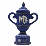 Riverside Golf Course Blue Trophy with Lid