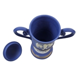Riverside Golf Course Blue Trophy with Lid