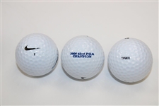 Tiger Woods 2000 PGA Championship Commemorative Metal Dozen Golf Balls Tin