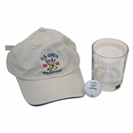 2006 US Open at Winged Foot Rocks Glass, Hat & Golf Ball