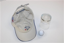 2006 US Open at Winged Foot Rocks Glass, Hat & Golf Ball