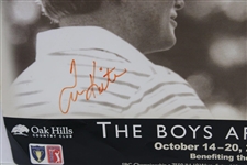 Ben Crenshaw & Tom Kite Signed Tournament Advertising JSA ALOA