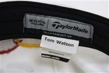 Tom Watson Match Used Tour Hat With Name Stitched Inside