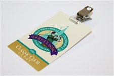 1996 Walt Disney World Series Guest Badge - Tiger Woods 2nd PGA Win 