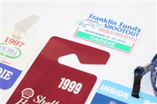 Twelve (12) Different Caddie Badges w/Majors & Season Long Badges Included