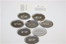 Ten (10) Different Years of Caddy Badges from Colonial PGA Event 95-11