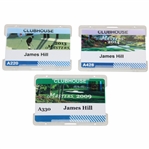 Three (3) Masters Tournament Clubhouse Badges - 2009, 2013 & 2014