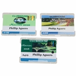 Three (3) Masters Tournament Clubhouse Badges - 2008, 2010 & 2012